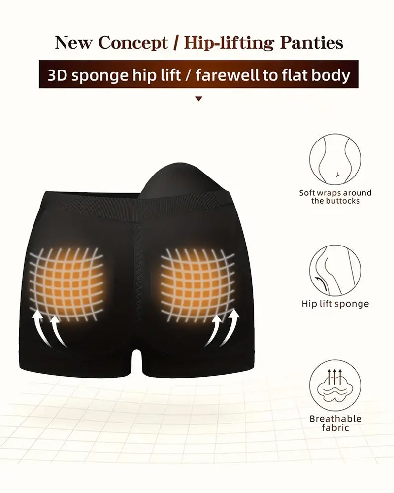 Boxers Sin Costuras para Mujeres con Realce de Glúteos