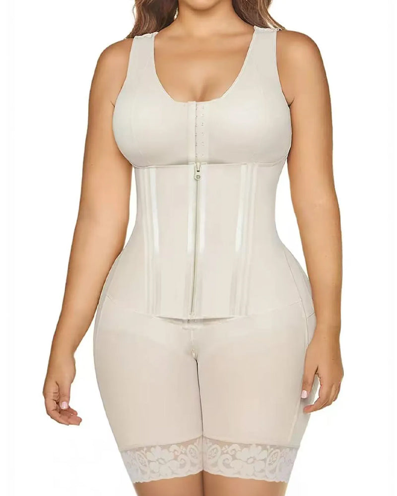Faja Doble de Compresión para Pecho y Abdomen Femenino