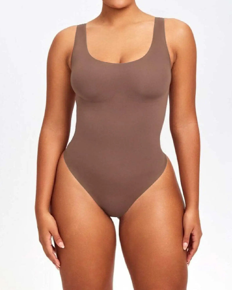 Cuerpo sin mangas moldeador de control abdominal para mujeres