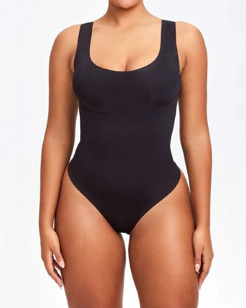 Cuerpo sin mangas moldeador de control abdominal para mujeres
