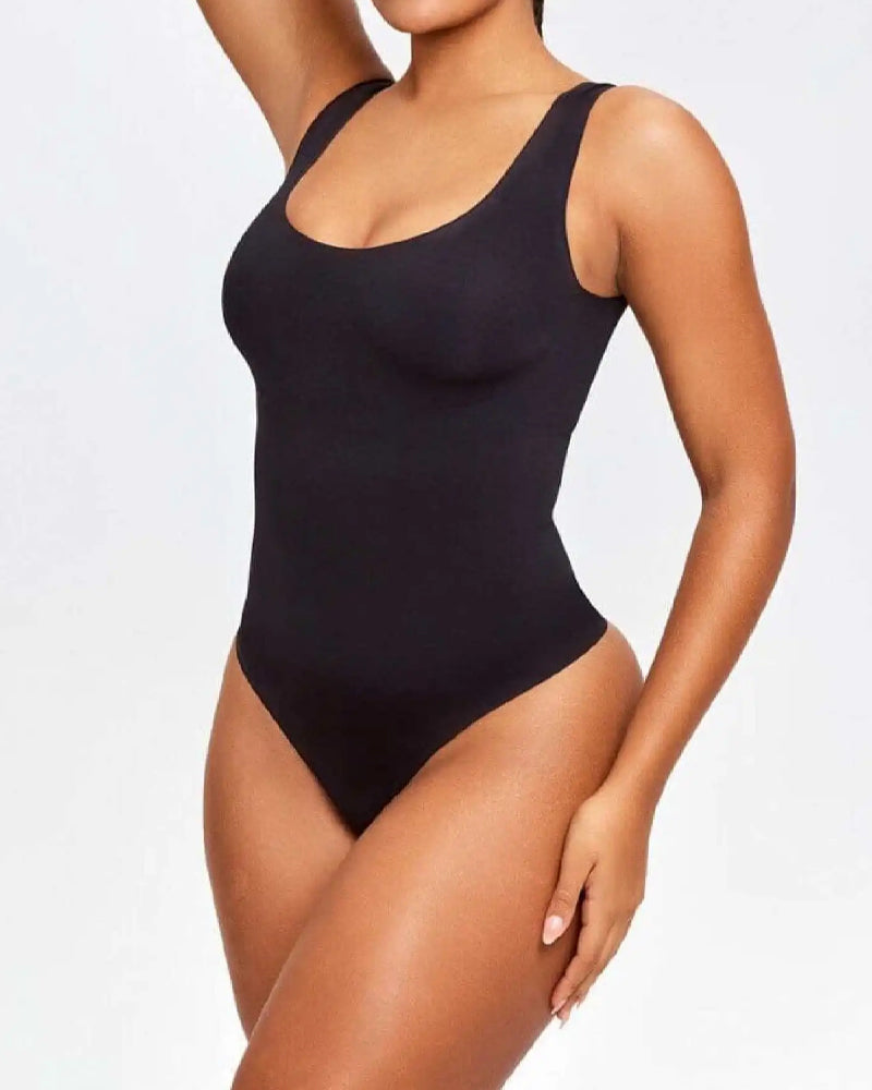 Cuerpo sin mangas moldeador de control abdominal para mujeres