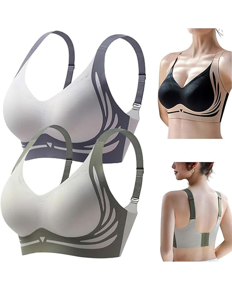 sujetador push-up inalámbrico anti-caída