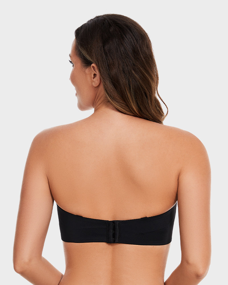 [2-Pack] Sujetador Bandeau Convertible con Soporte Total y Antideslizante