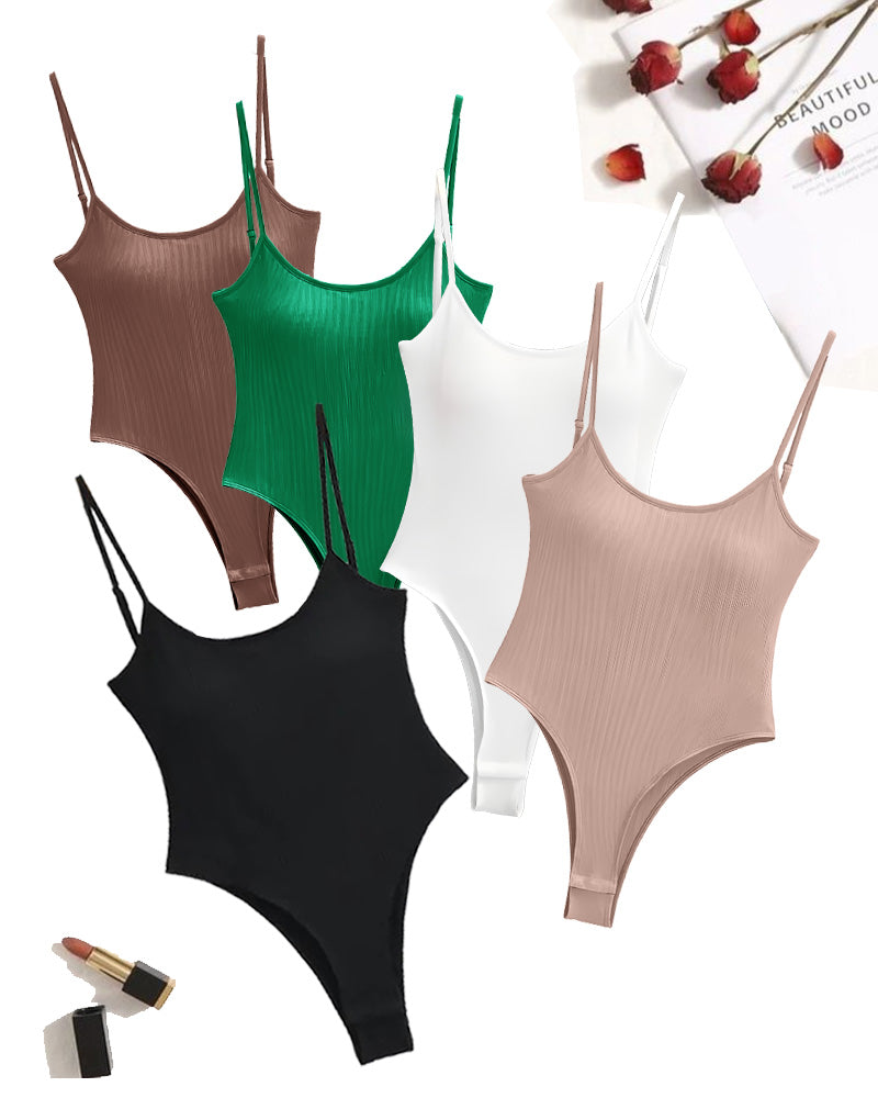 Body sin costuras de control abdominal ajustado para mujer