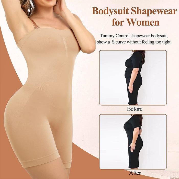 Body Sin Mangas Moldeador con Tirantes Desmontables