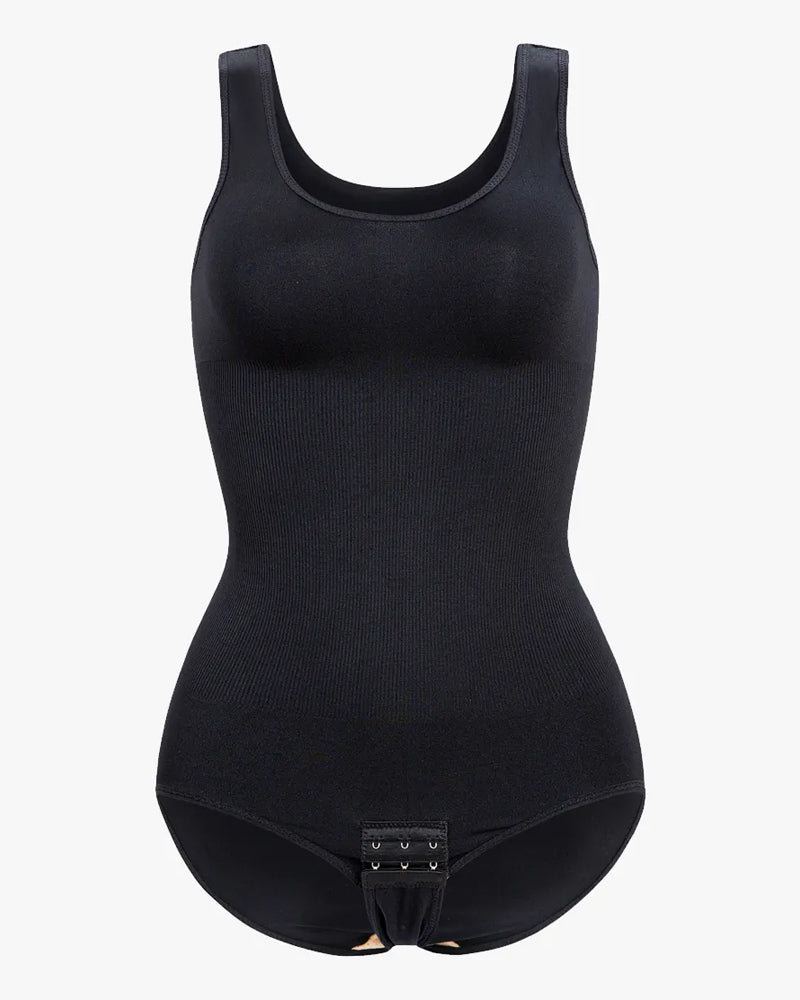 Mallas Tummy sin costuras con cuello redondo para mujer