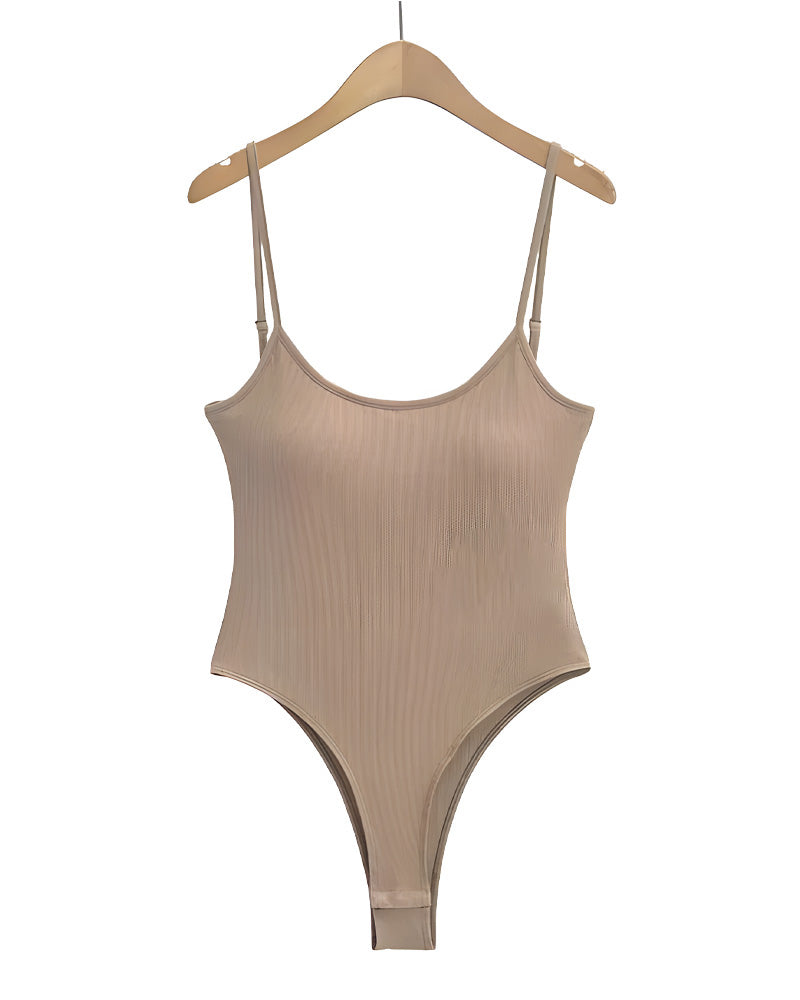 Body sin costuras de control abdominal ajustado para mujer