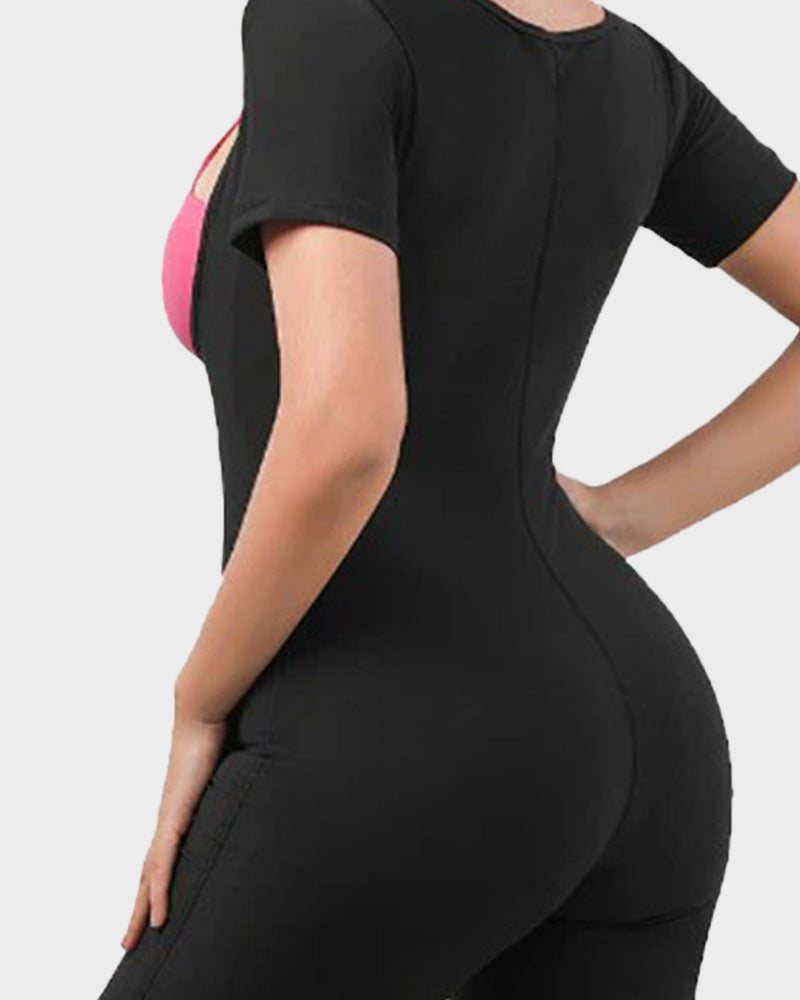 Mono Fitness para Mujeres con Cierre que Aumenta la Sudoración