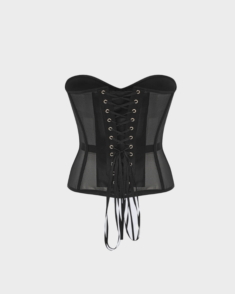 Floralshe® Elegant Mesh Support Push-Up Corset