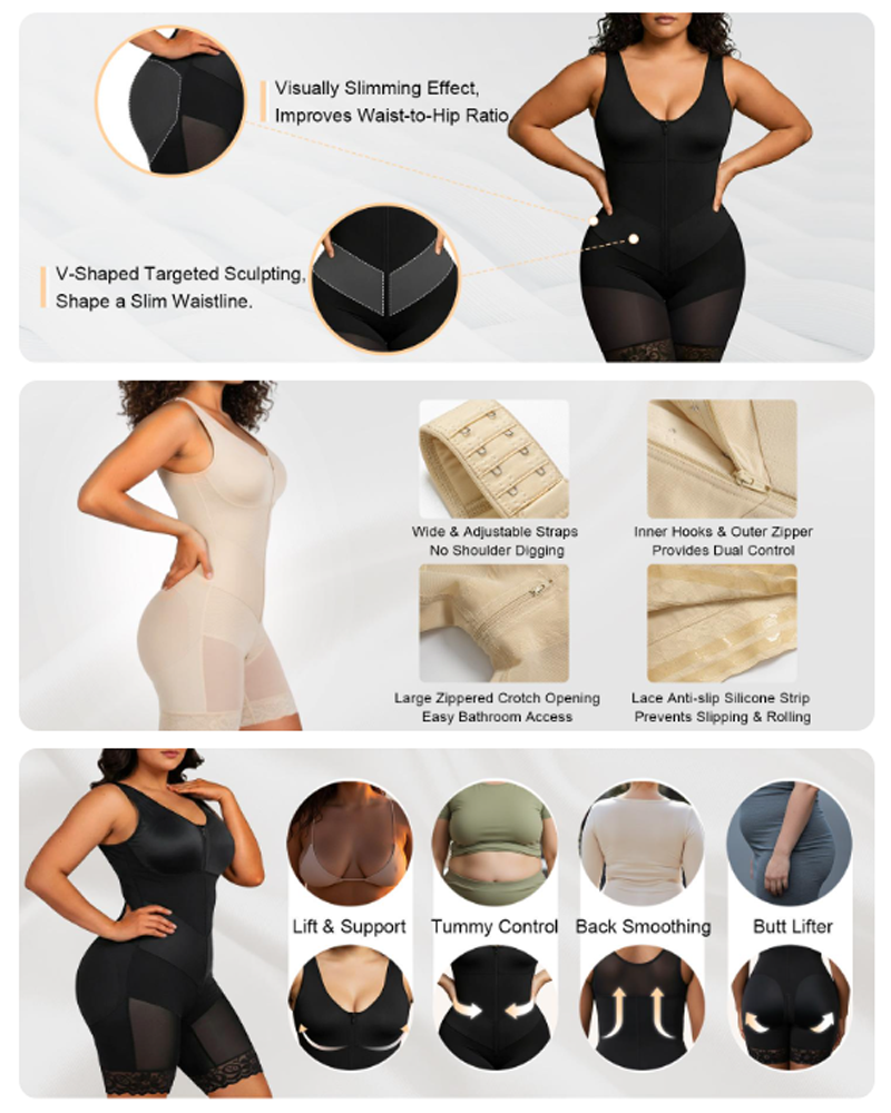 Vestido ajustado con diseño de banda elástica en V para control del abdomen y realce de la figura S para mujeres