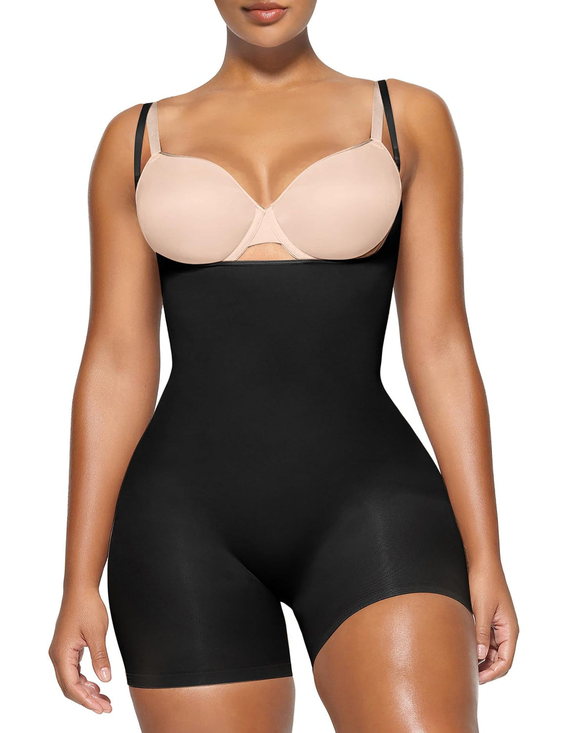 Body Shaper Sin Costuras de Tiro Medio con Abertura