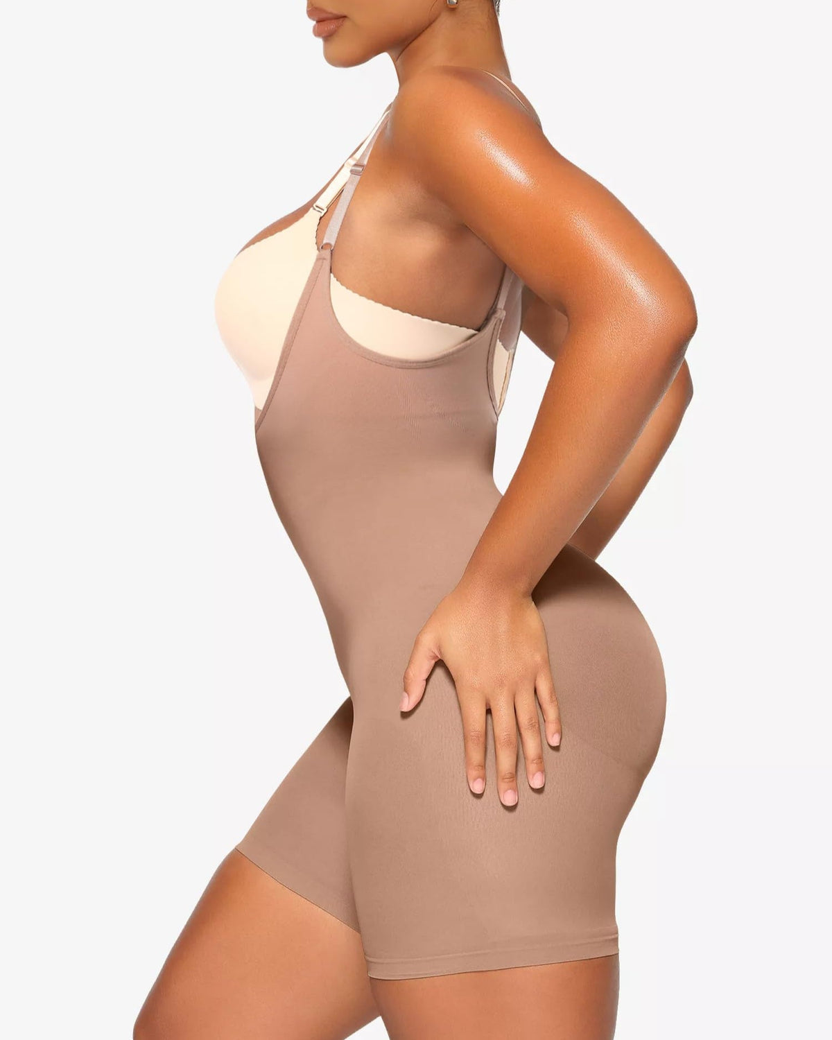 Body Shaper Sin Costuras de Tiro Medio con Abertura