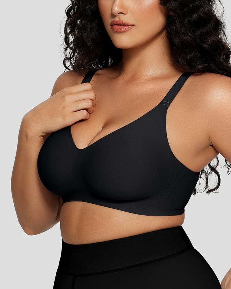 Sujetador Sin Costuras de Copa Completa para Mujeres, Suave y Confortable
