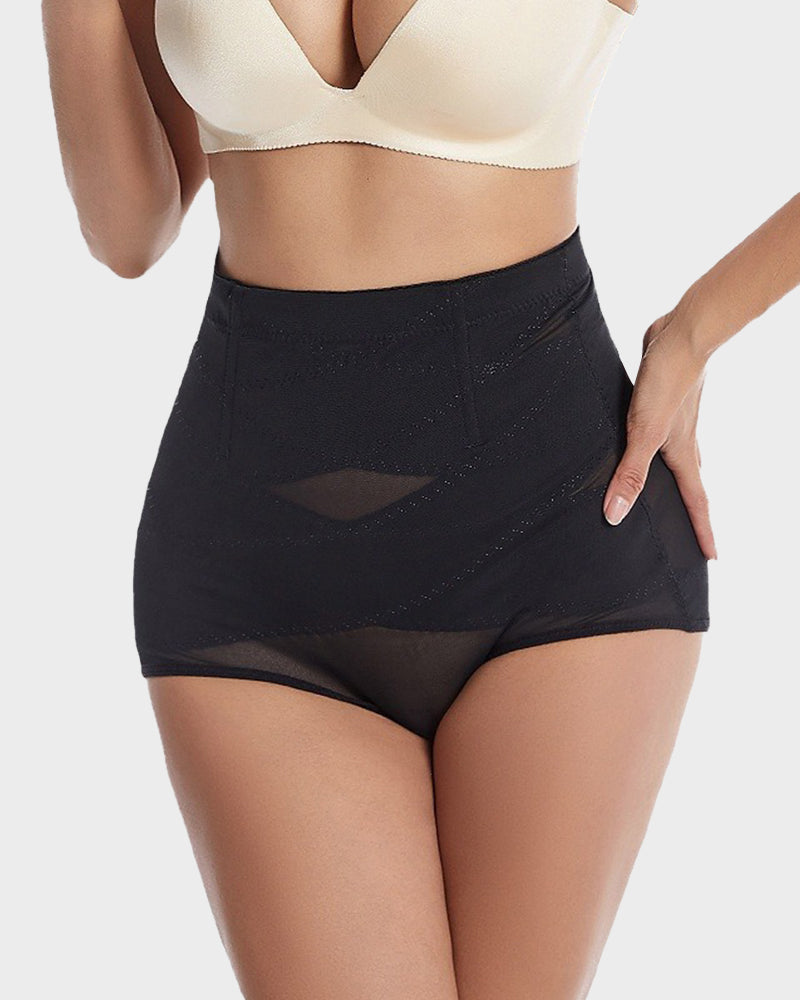 Floralshe® Mujeres Panties de Cintura Alta con Control Abdomen