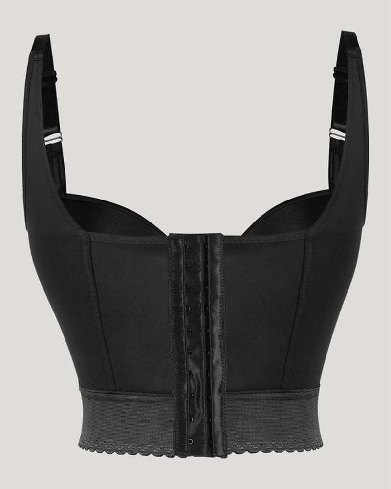 Sujetador Longline Push-Up con Faja Integrada
