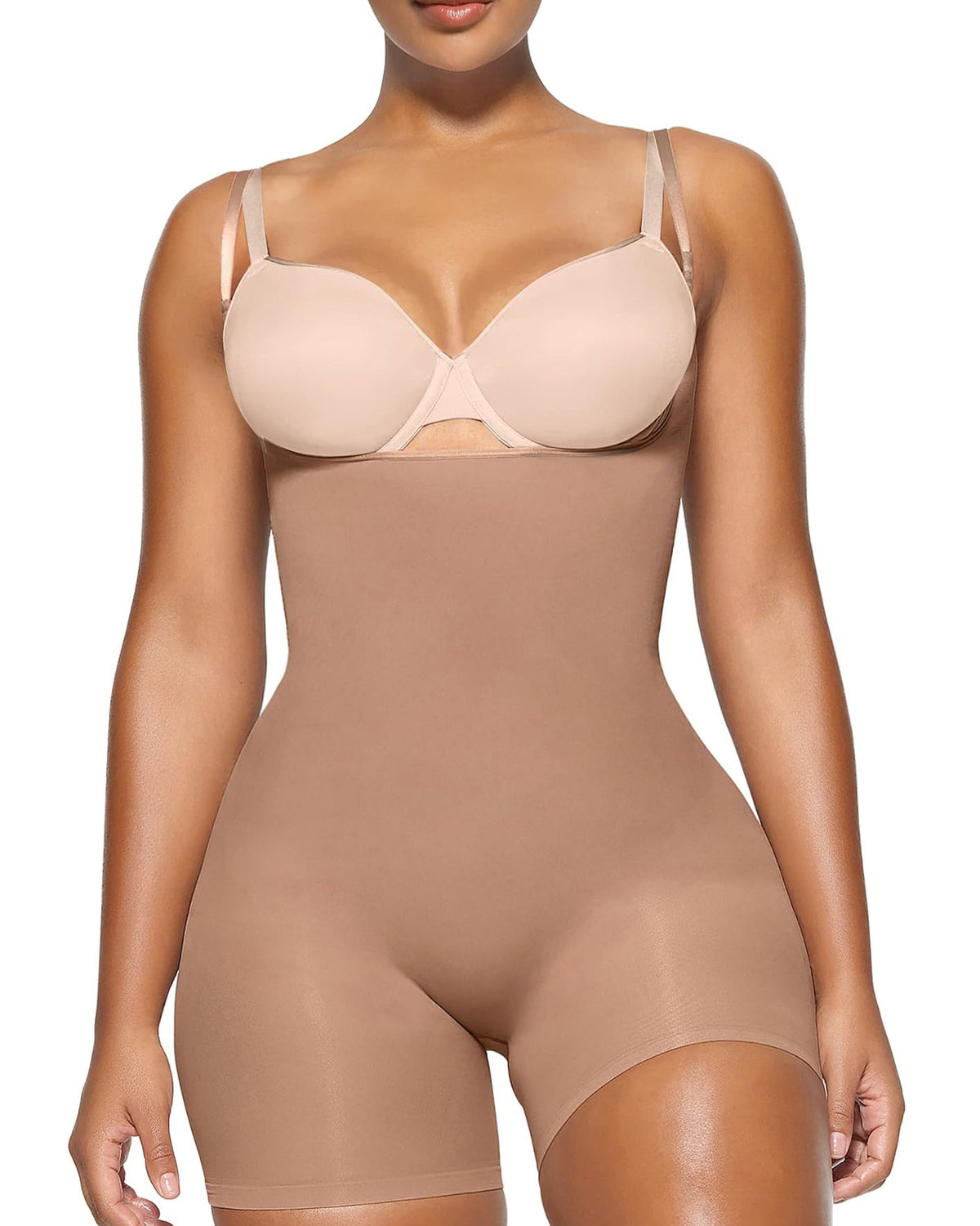 Body Shaper Sin Costuras de Tiro Medio con Abertura