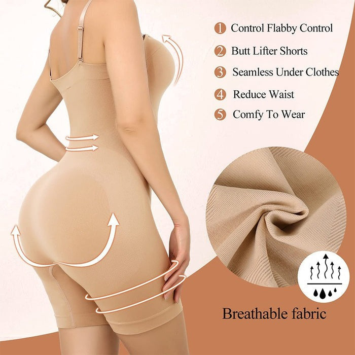Body Sin Mangas Moldeador con Tirantes Desmontables