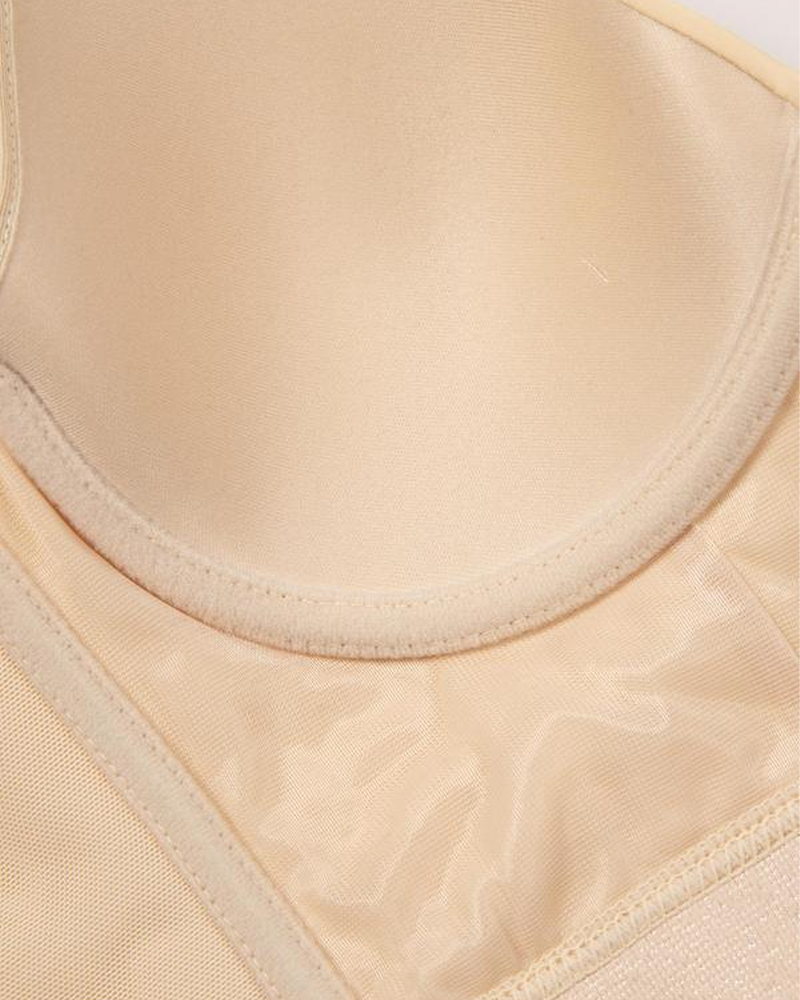 Sujetador Longline Push-Up con Faja Integrada