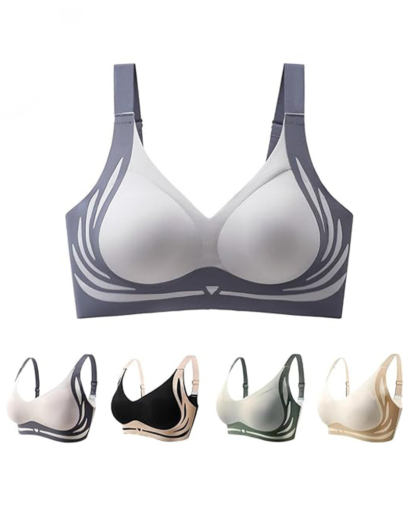 sujetador push-up inalámbrico anti-caída