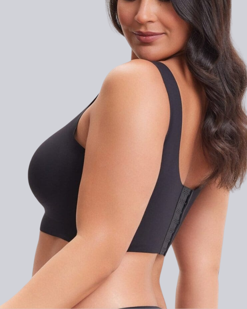 Floralshe® Sujetador Sin Costuras con Escote en Forma de V