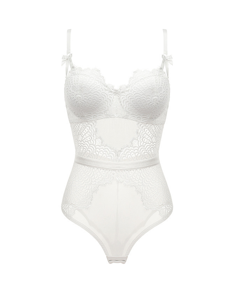 Body de Encaje Transparente y Sexy