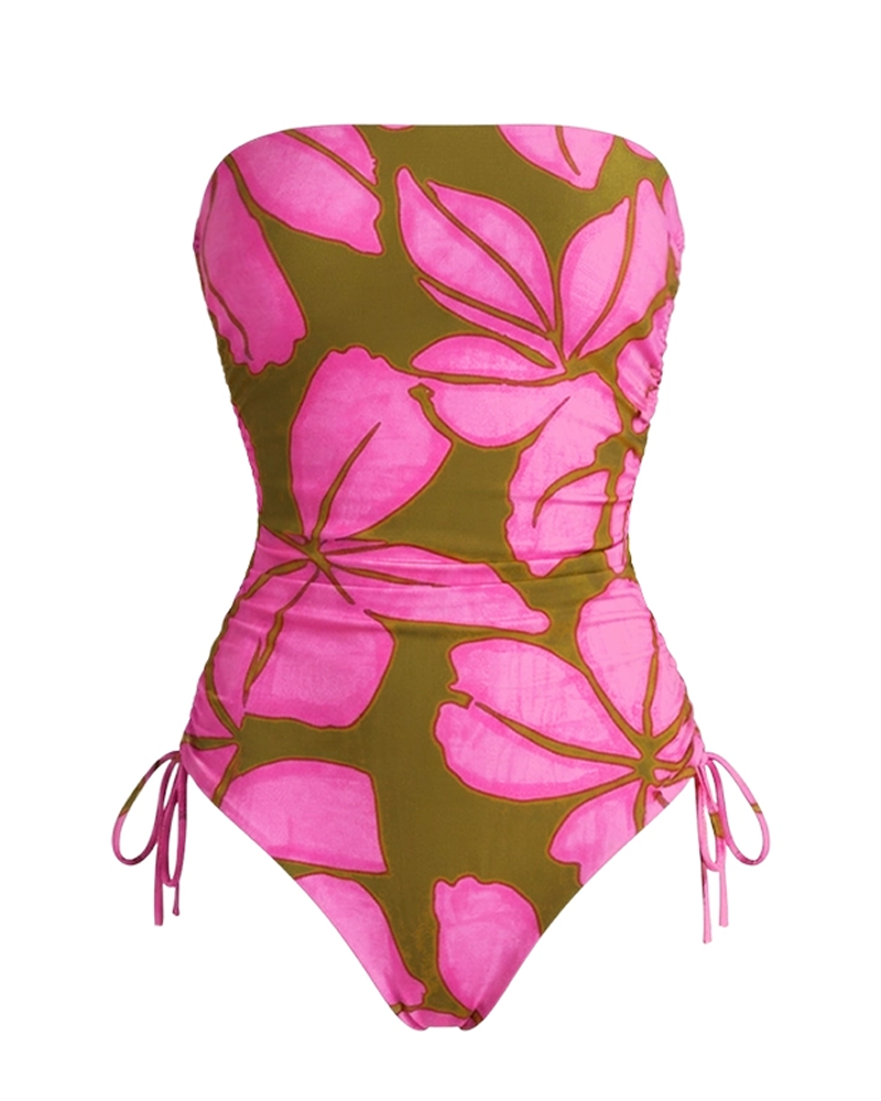 Conjunto de Ba swimsuit con Tirantes Removibles y Diseño Colorblock