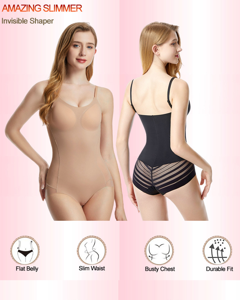 Faja sin marcas y sin aros de acero - Corset para abdomen y cintura