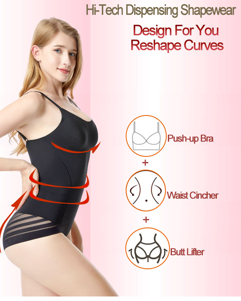 Faja sin marcas y sin aros de acero - Corset para abdomen y cintura