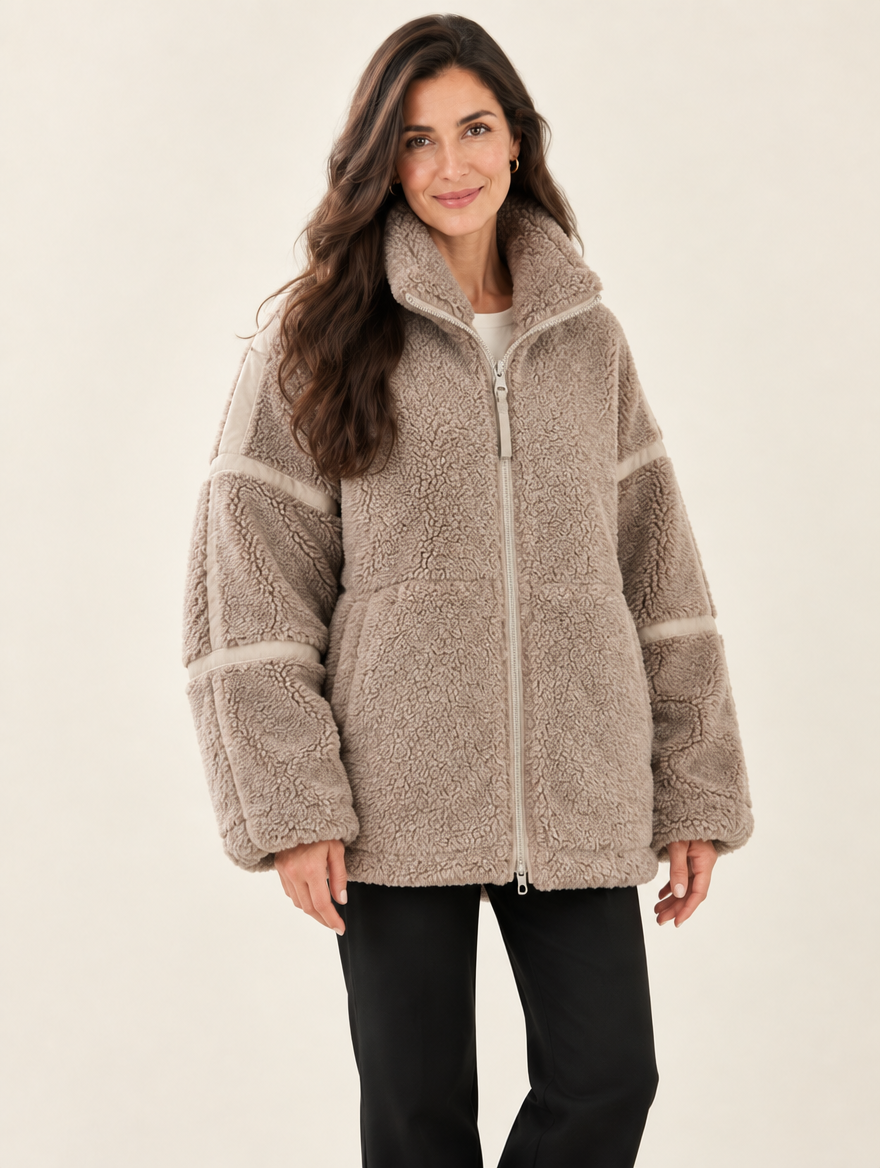 Silvia | Chaqueta Teddy Oversize