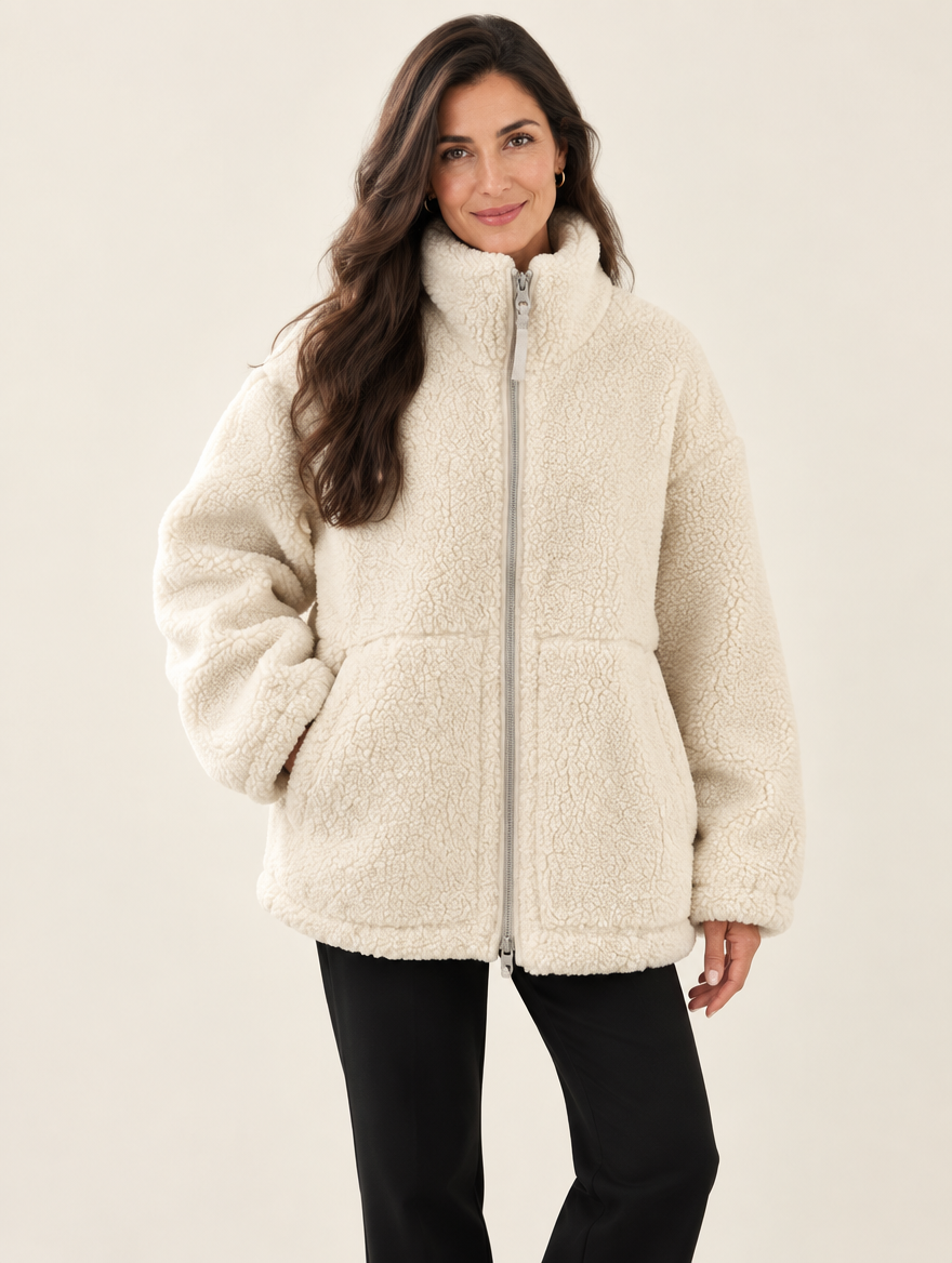 Silvia | Chaqueta Teddy Oversize