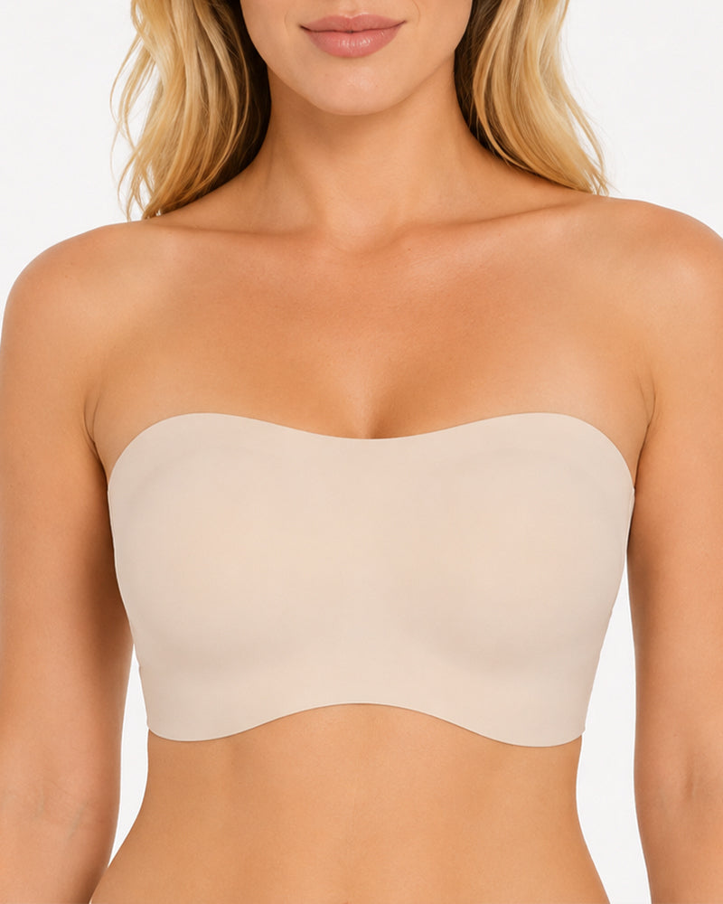 Top de Gel Sin Costuras, Sin Tirantes, Antideslizante y Sin Aros para Mujeres