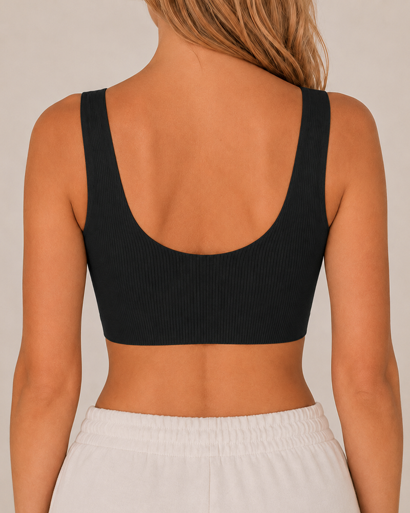 Brassiere Sin Aros con Cierre Frontal para Máximo Confort
