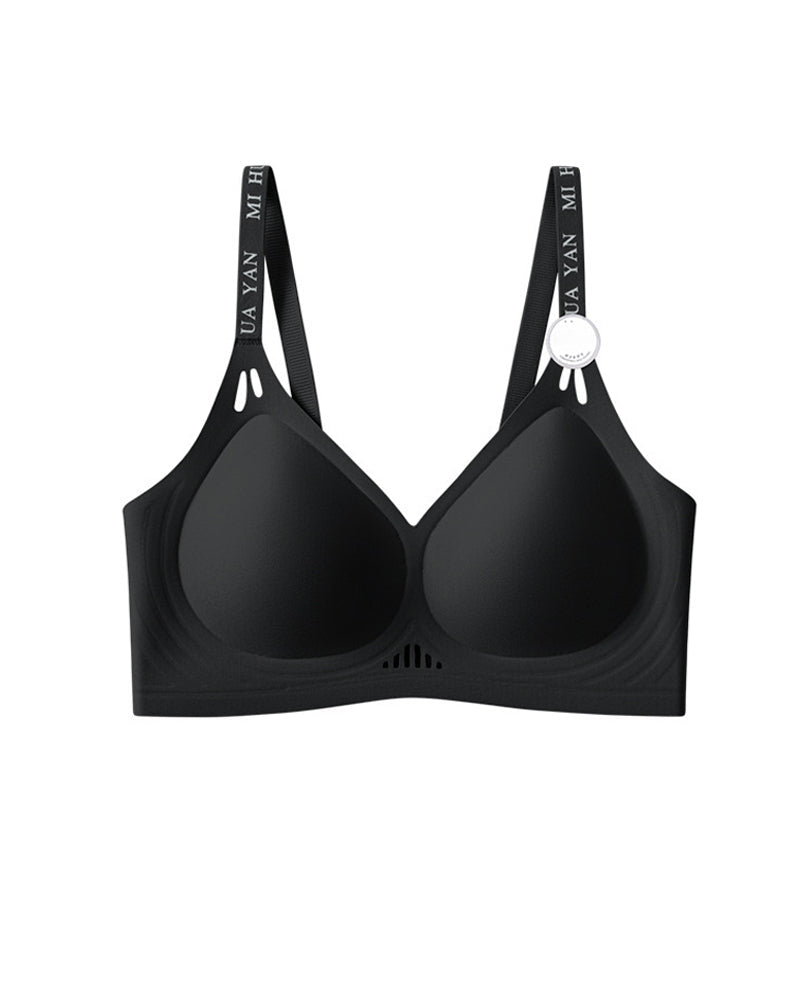 Sostén inalámbrico sin costuras con push-up de gel para mujeres
