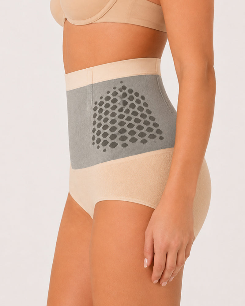Conjunto de Dos Panties de Cintura Alta con Control Abdomen