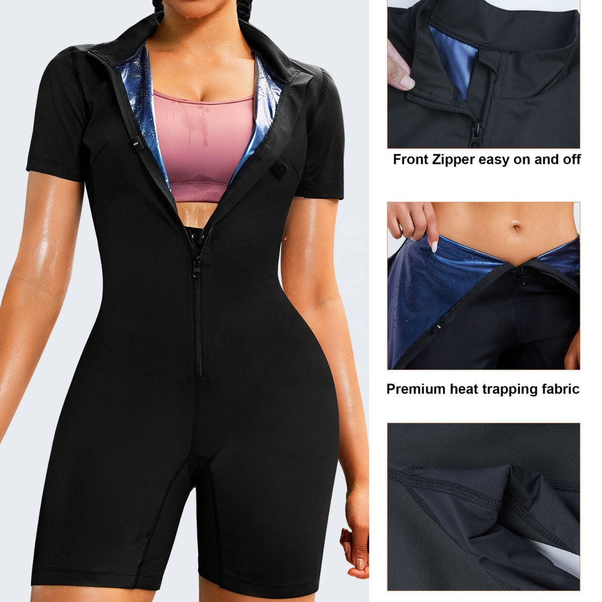 Trajes de Sauna Moldeadores de Cuerpo Completo para Damas