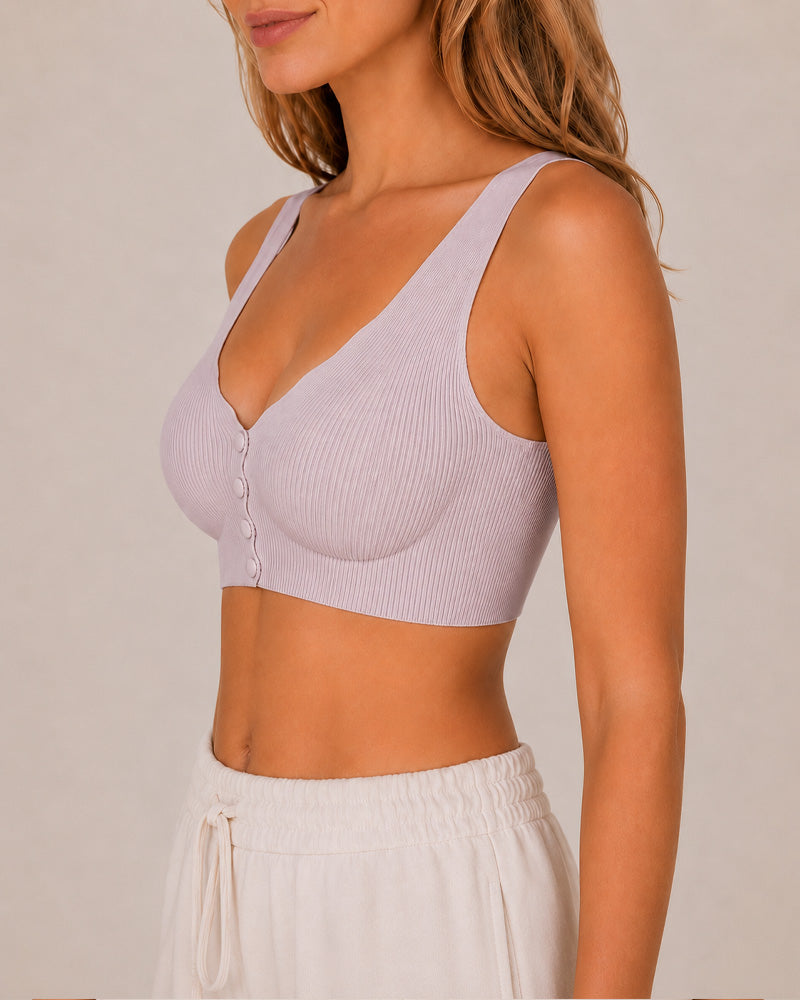 Brassiere Sin Aros con Cierre Frontal para Máximo Confort