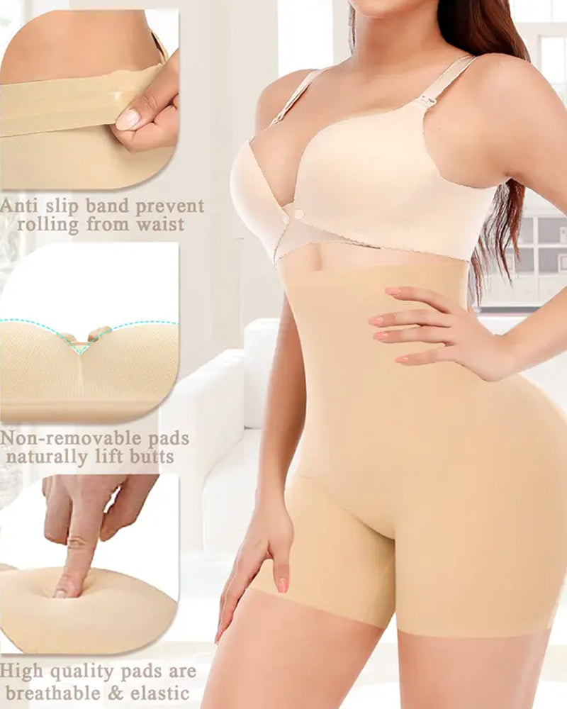 Panties Sin Costuras con Control de Barriga y Almohadilla de Cadera Aumentada para Mujeres