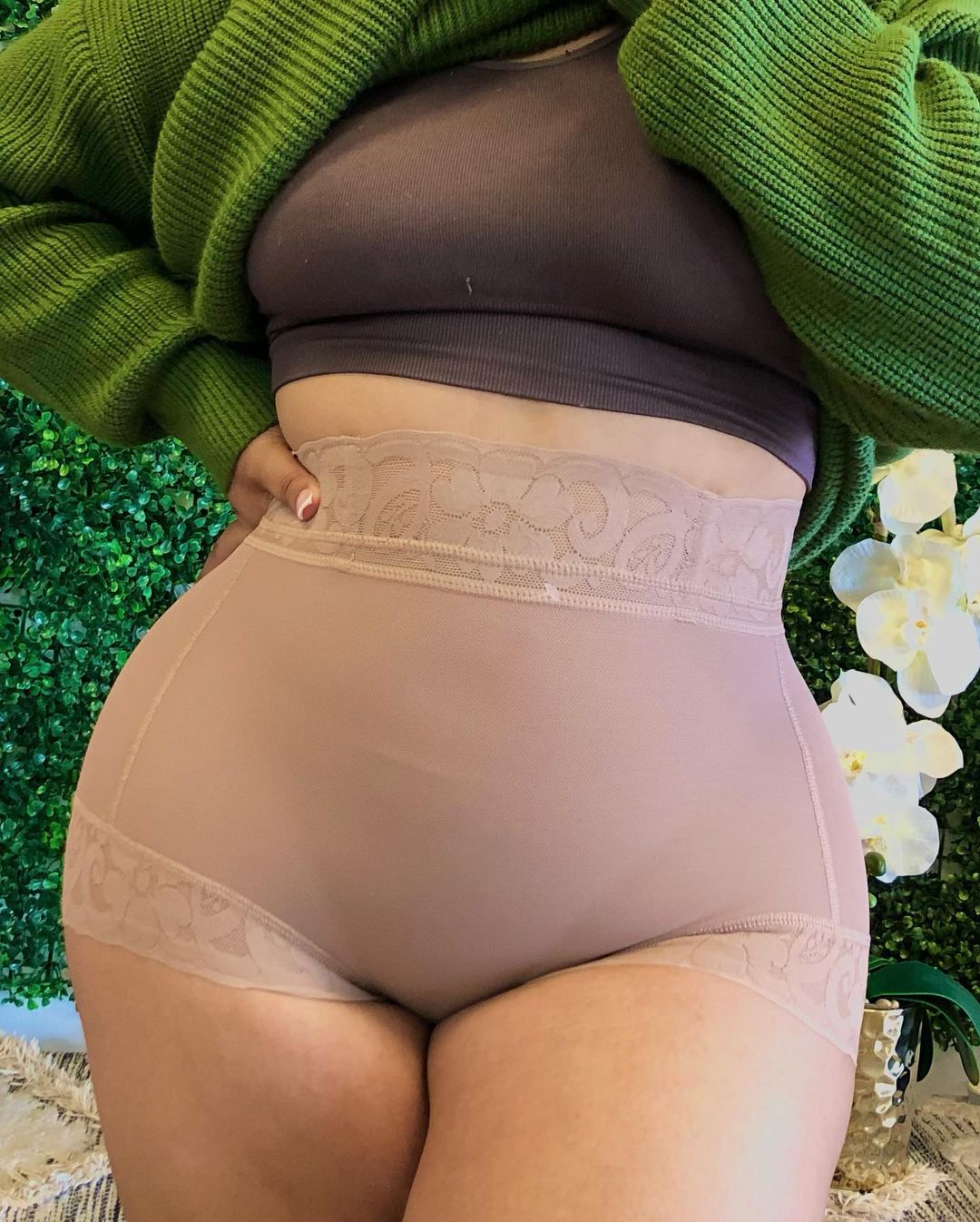 Modeling Butt-Lifting Shorts