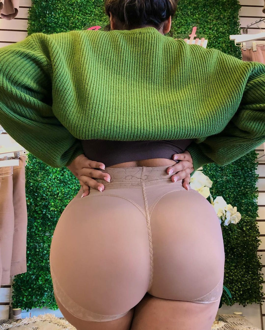 Modeling Butt-Lifting Shorts