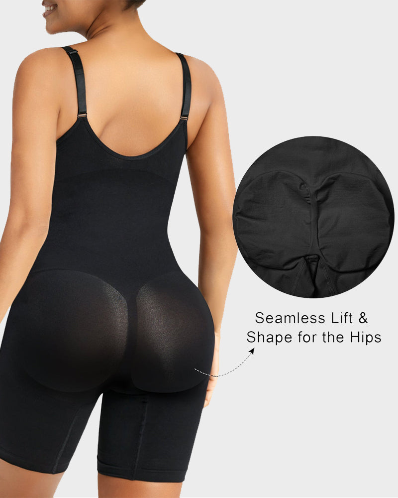Body Shaper con Cremallera y Soporte para Abdomen