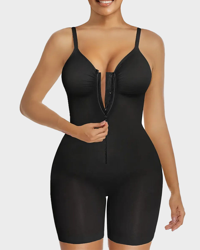 Body Shaper con Cremallera y Soporte para Abdomen