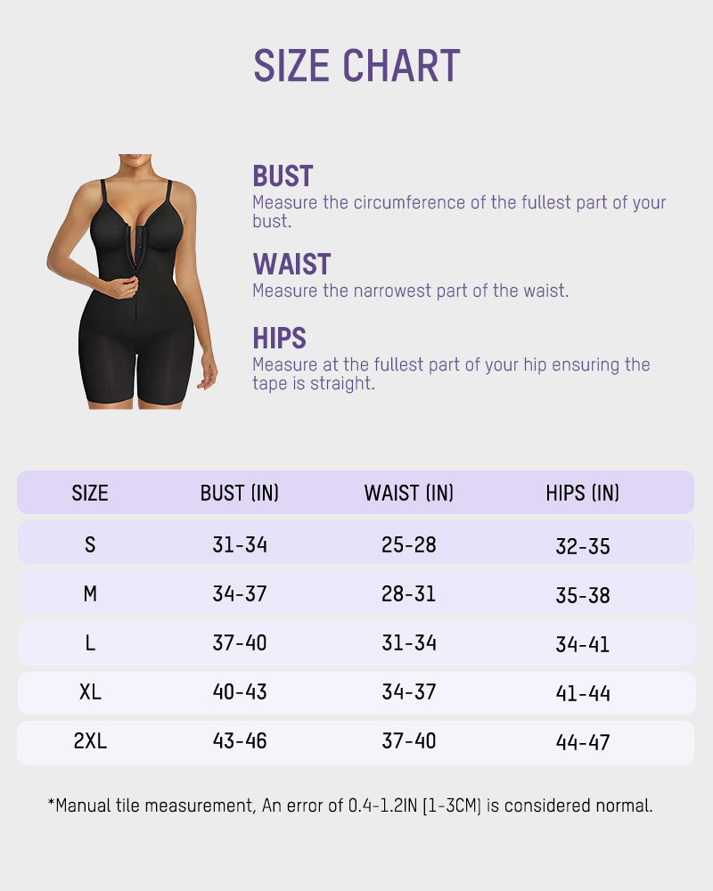 Body Shaper con Cremallera y Soporte para Abdomen
