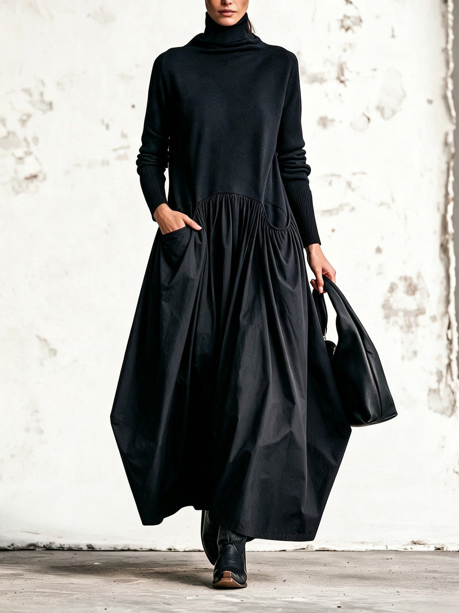 Monroe | Maxivestido de Cuello Alto