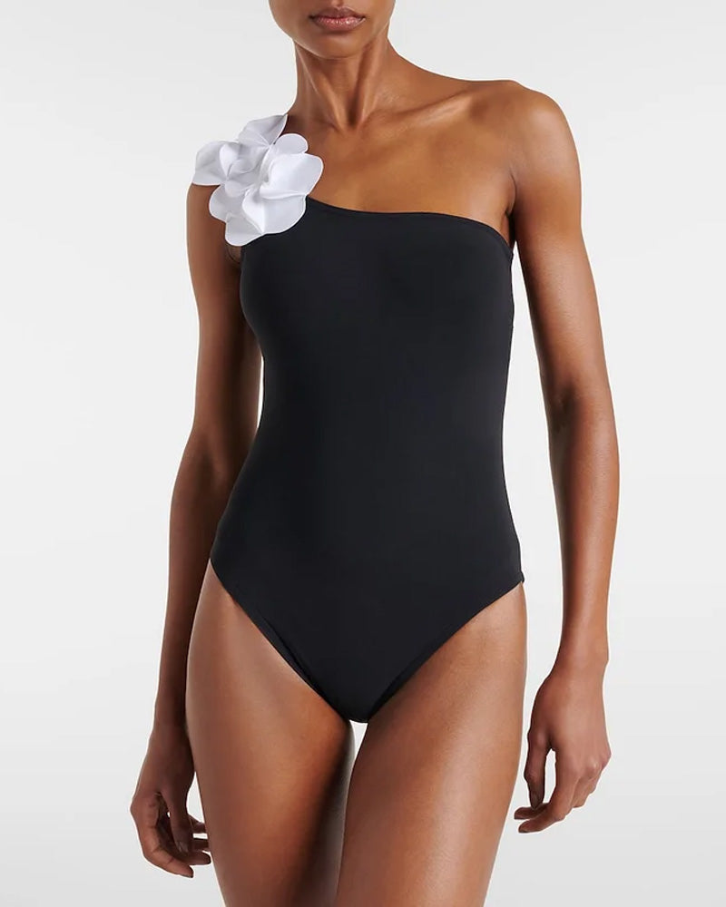 Monokini Floral 3D con Falda