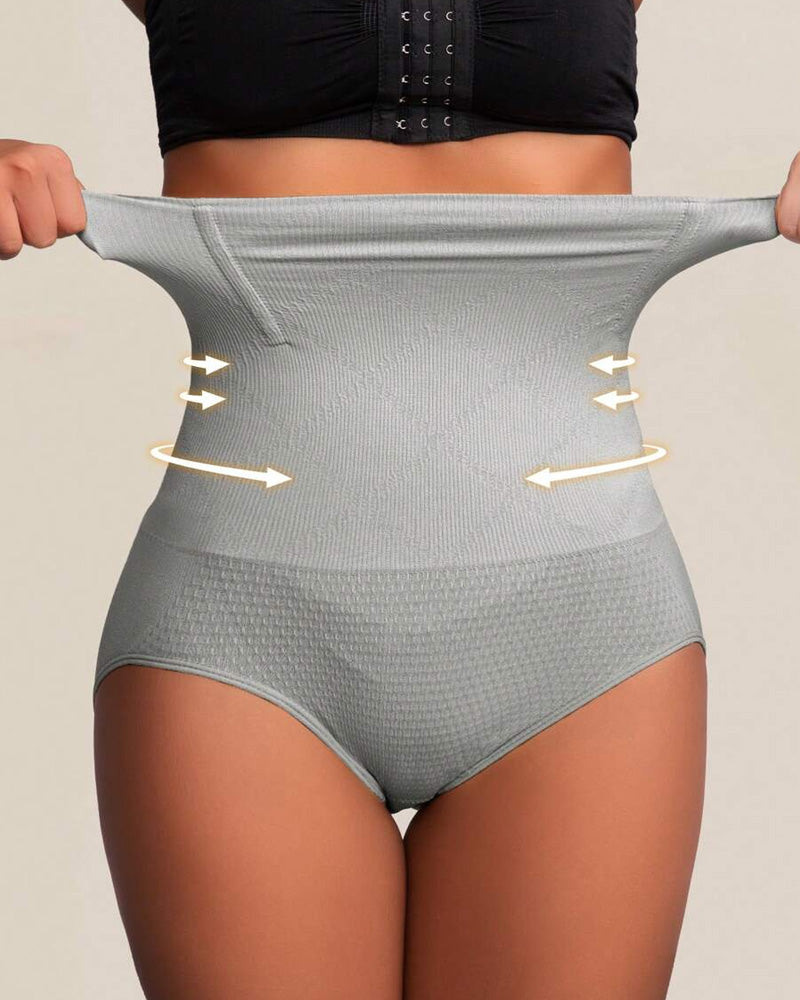 Panties Sin Costuras de Cintura Alta para Mujeres - Moldeo de Abdomen y Realce de Caderas