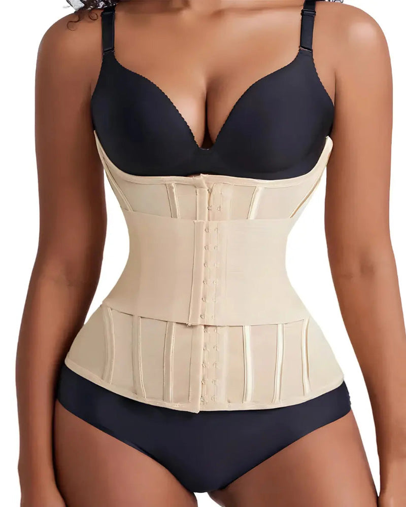 Faja Moldeadora con Soporte para Senos y Entrenador de Cintura con Varilla de Acero para un Abdomen Plano