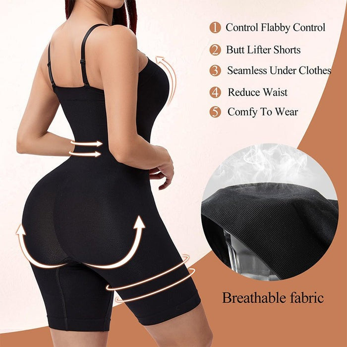Body Sin Mangas Moldeador con Tirantes Desmontables