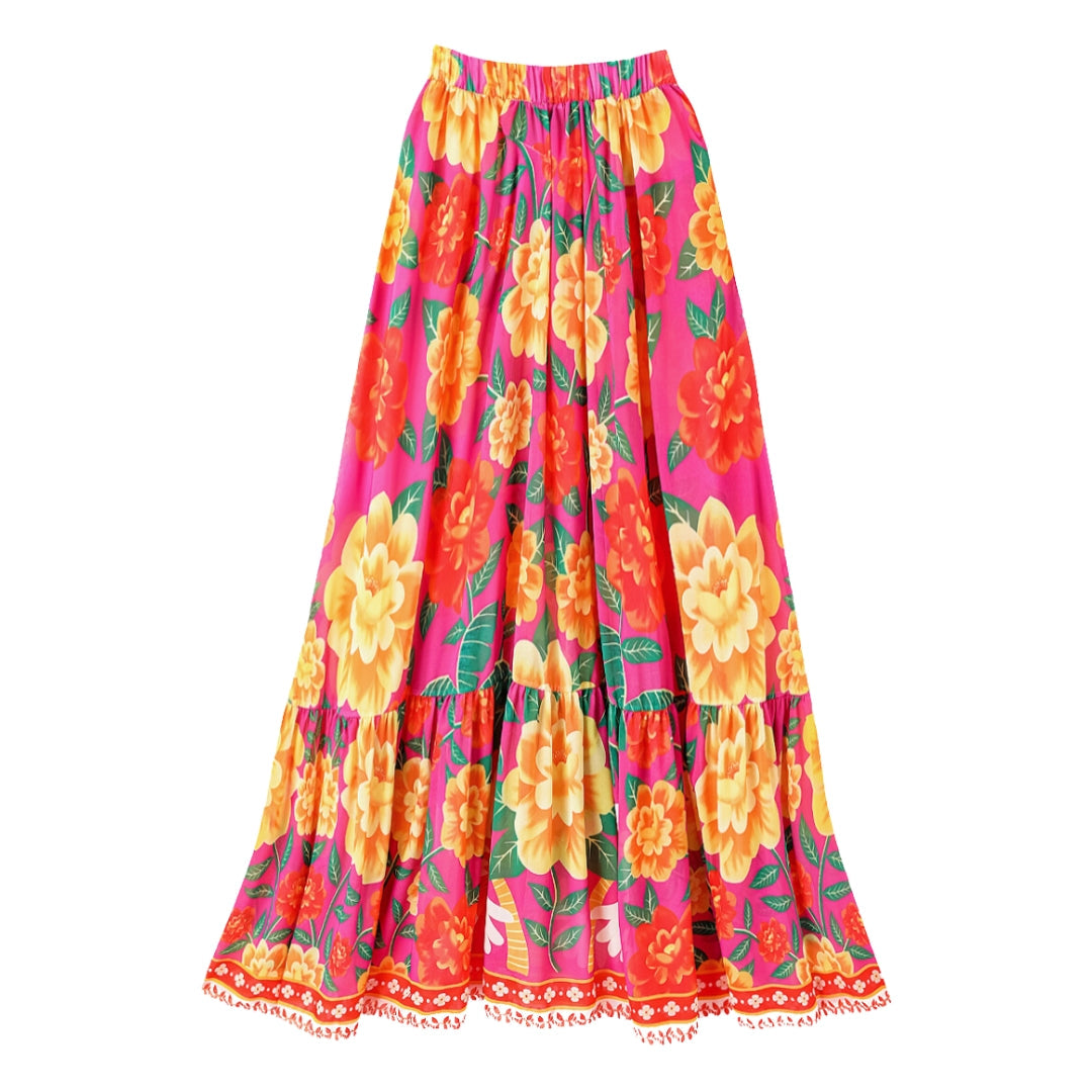 Una Pieza de Baño con Volantes y Sarong