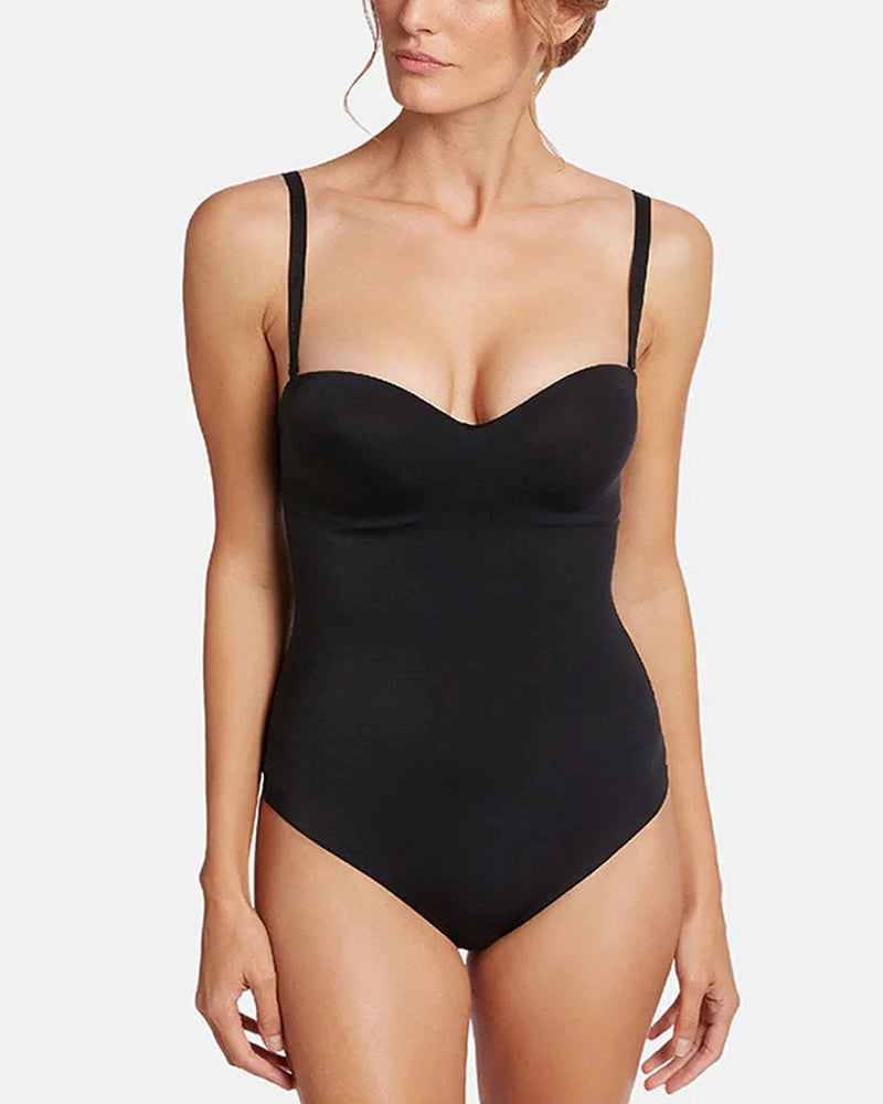 Body sin espalda y sin costuras para control abdominal y modelado femenino