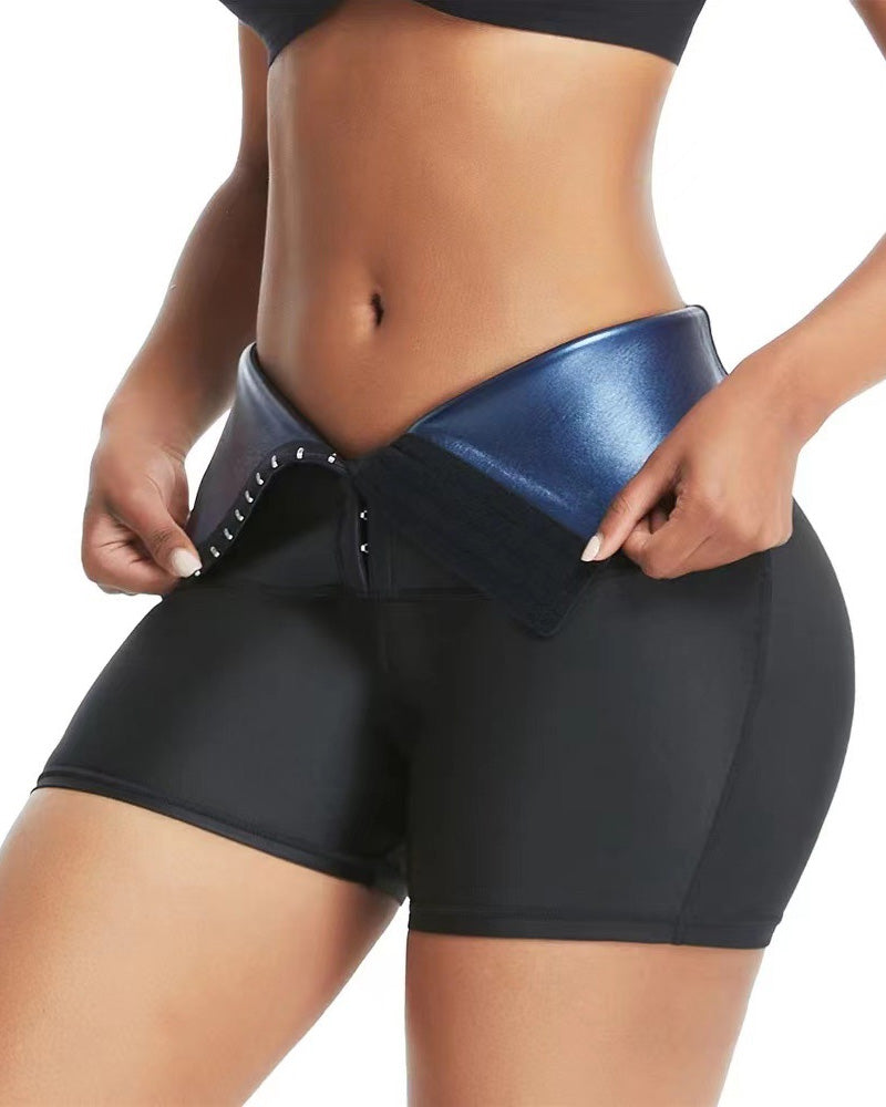 Shorts de sauna para mujer, moldeadores de cuerpo, de alta cintura, ideales para fitness y deportes